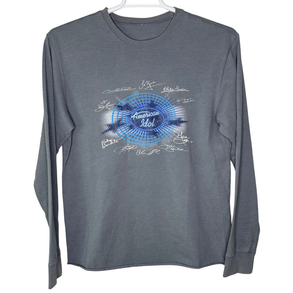 VTG Y2K American Idol Singing TV Show Shirt Long Sleeve Jordin Sparks Season 6‎